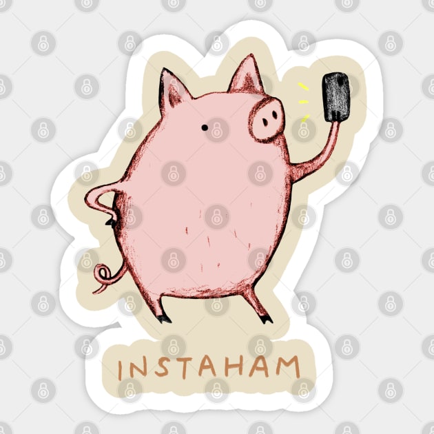 Instaham Sticker by Sophie Corrigan